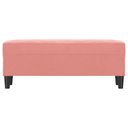 Panca rosa 100x35x41 cm in Velluto - homemem39