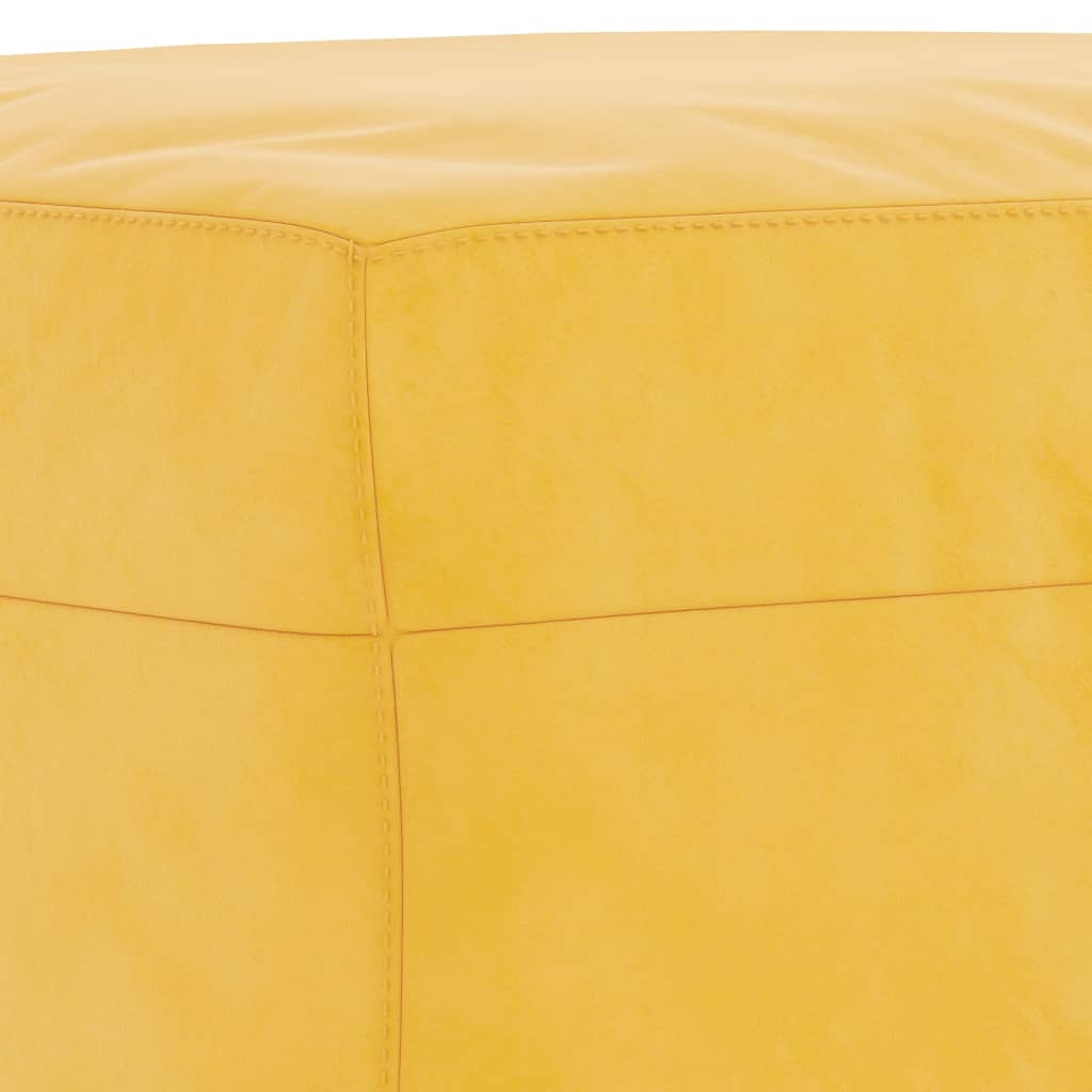 Panca giallo 100x35x41 cm in Velluto