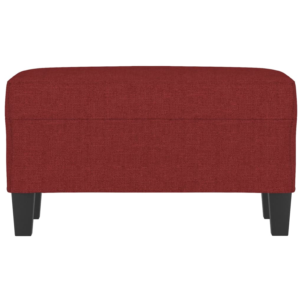 Panca Rosso Vino 70x35x41 cm in Tessuto