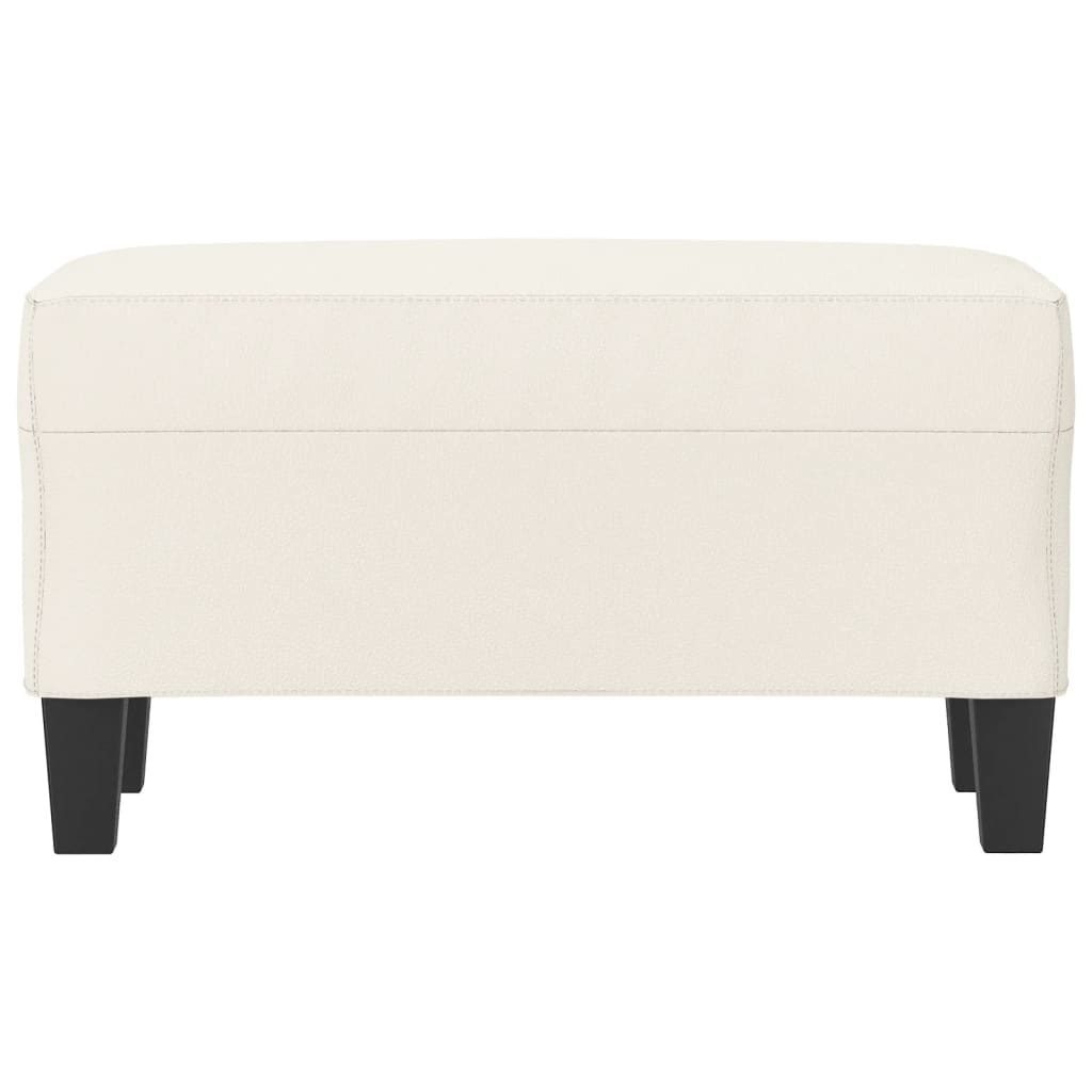 Panca Crema 70x35x41 cm in Similpelle - homemem39