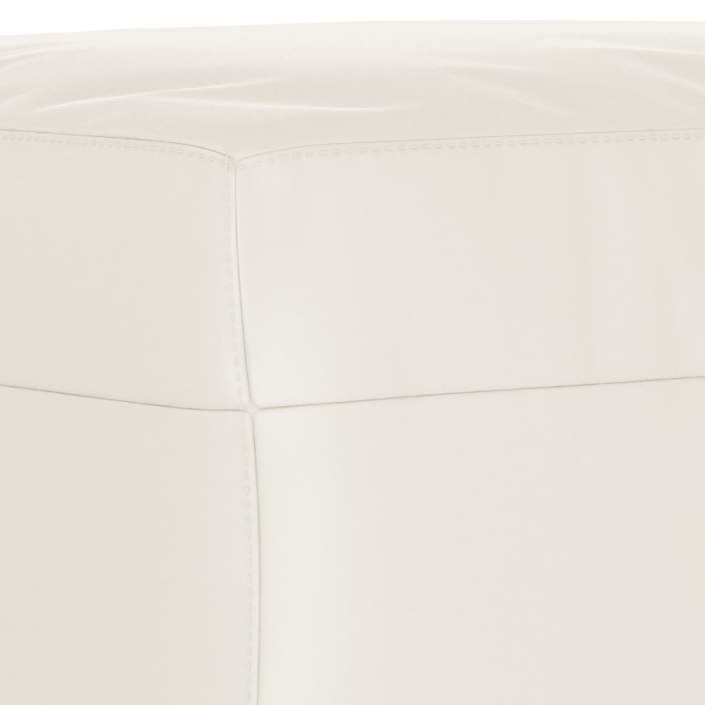 Panca beige 70x35x41 cm in Microfibra