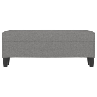 Panca Grigio Scuro 100x35x41 cm in Tessuto
