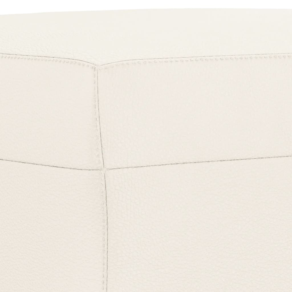 Panca Crema 100x35x41 cm in Similpelle