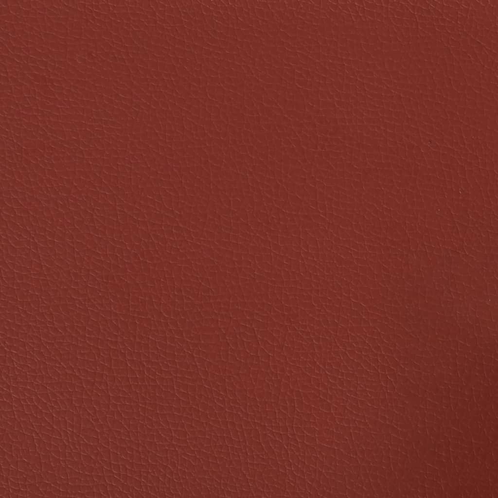 Panca Rosso Vino 100x35x41 cm in Similpelle