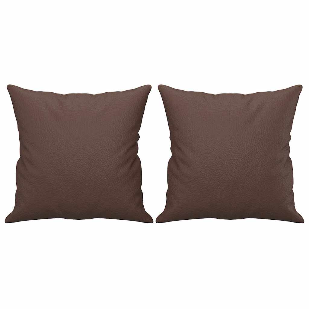 Cuscini Decorativi 2pz 40x40 cm in Similpelle