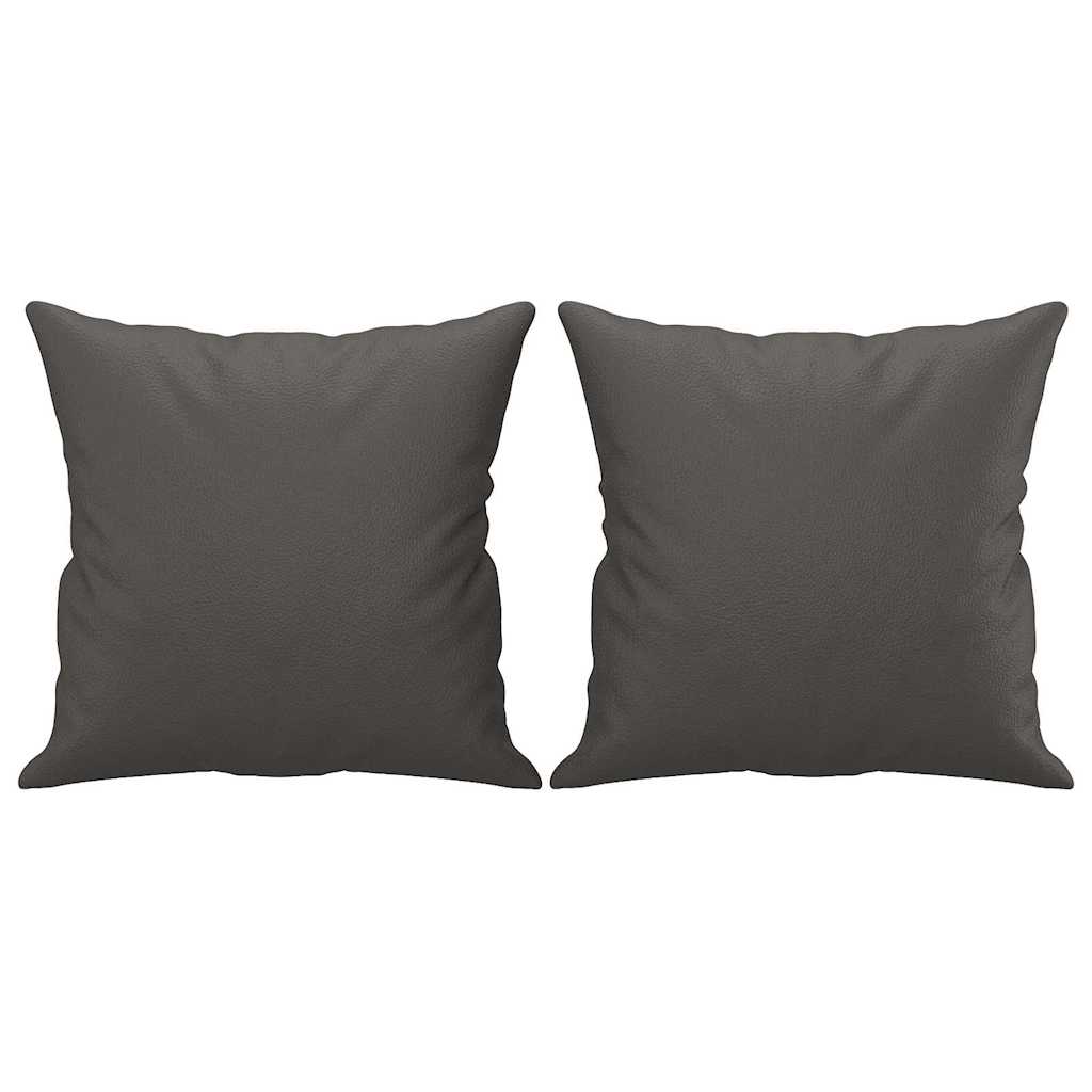 Cuscini Decorativi 2pz 40x40 cm in Similpelle