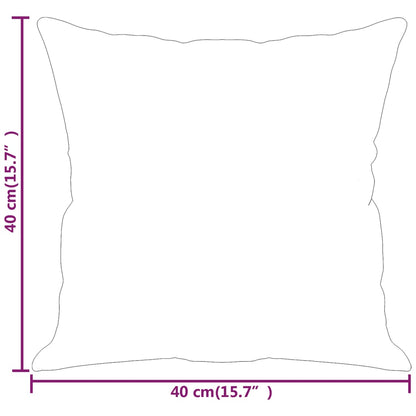 Cuscini Decorativi 2pz Rosso Vino 40x40 cm in Similpelle | homemem39