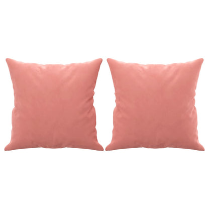 Cuscini Decorativi 2 pz Rosa 40x40 cm in Velluto - homemem39