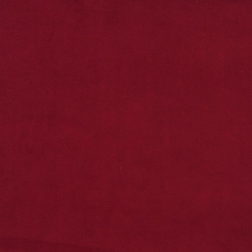 Cuscini Decorativi 2 pz Rosso Vino 40x40 cm in Velluto - homemem39