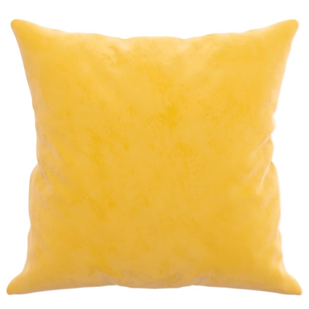 Cuscini Decorativi 2 pz Giallo 40x40 cm in Velluto - homemem39