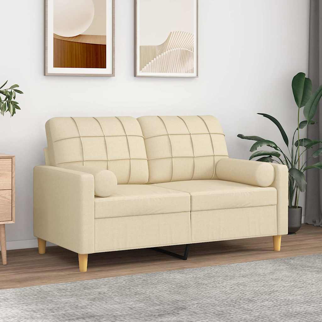 Cuscini Decorativi 2 pz Ø15x50 cm in Tessuto