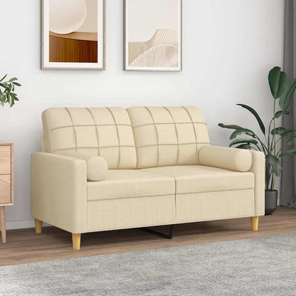 Cuscini Decorativi 2 pz Ø15x50 cm in Tessuto