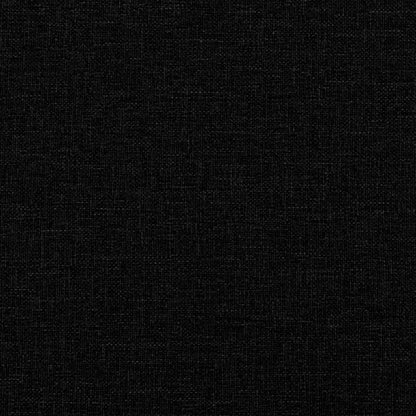 Cuscini Decorativi 2 pz Nero Ø15x50 cm in Tessuto