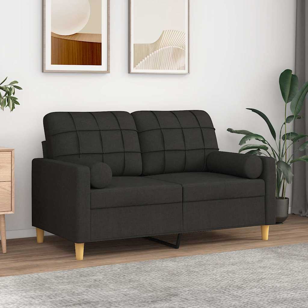 Cuscini Decorativi 2 pz Ø15x50 cm in Tessuto