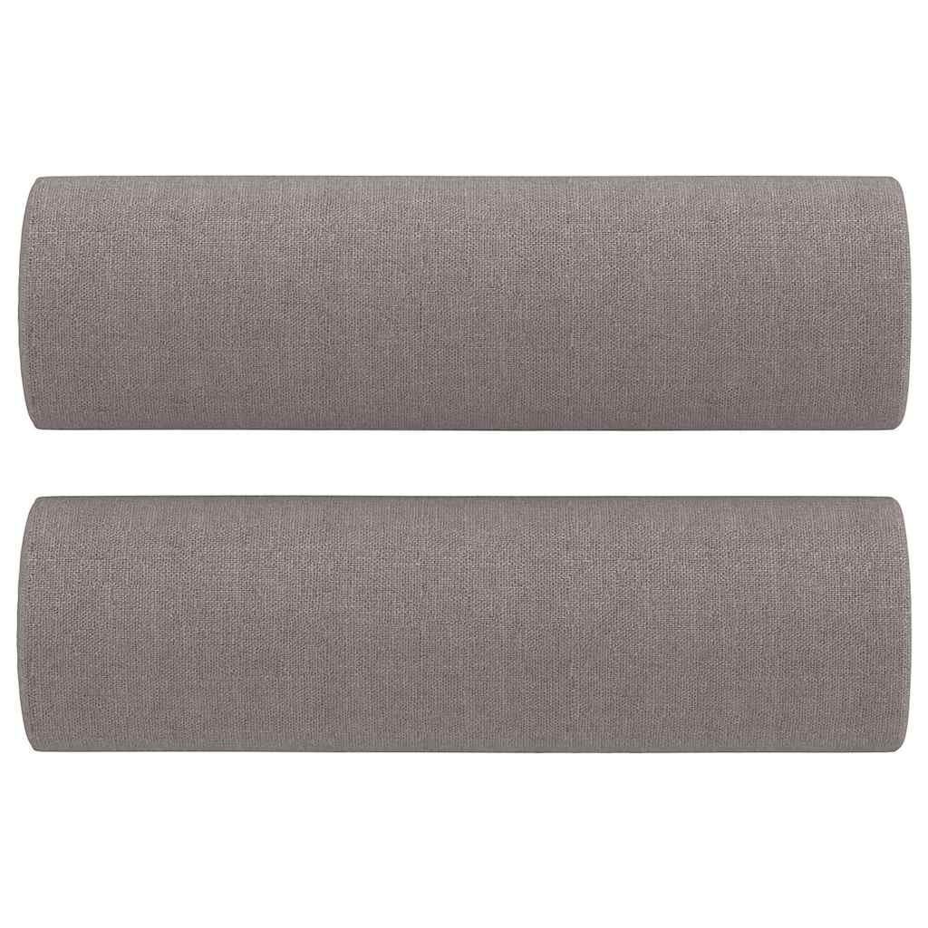 Cuscini Decorativi 2 pz Ø15x50 cm in Tessuto
