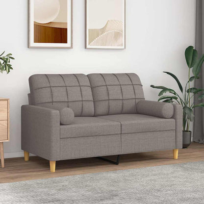 Cuscini Decorativi 2 pz Ø15x50 cm in Tessuto