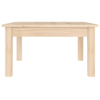 Tavolino da Salotto 55x55x30 cm Legno Massello di Pino