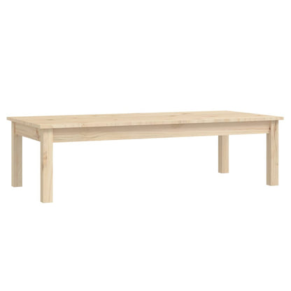 Tavolino da Salotto 110x50x30 cm Legno Massello di Pino - homemem39