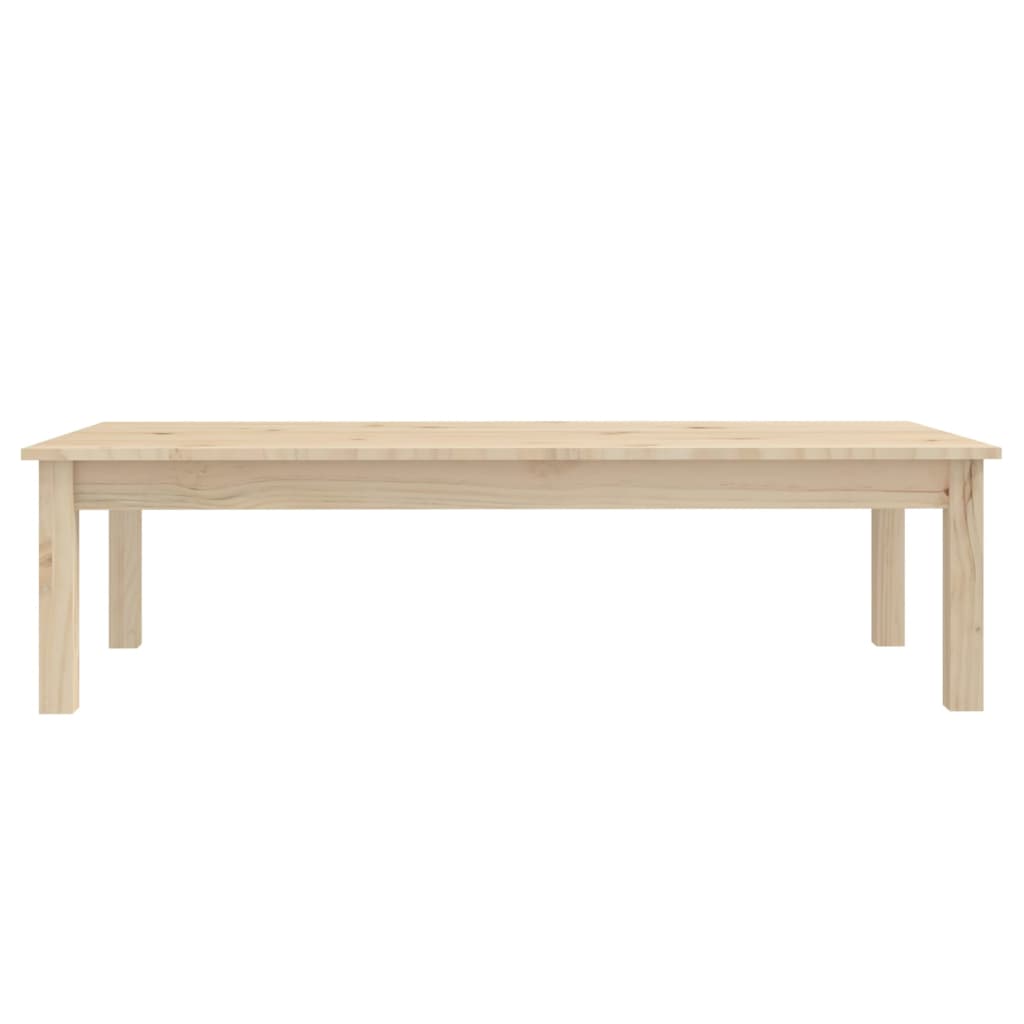 Tavolino da Salotto 110x50x30 cm Legno Massello di Pino - homemem39