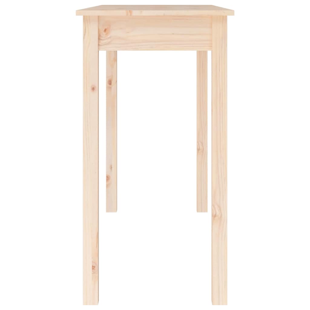 Tavolo Consolle 110x40x75 cm in Legno Massello di Pino
