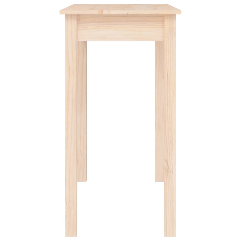 Tavolo Consolle 80x40x75 cm in Legno Massello di Pino