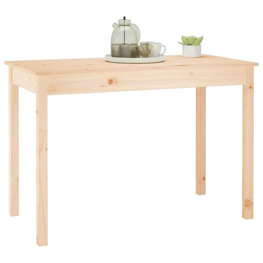 Tavolo da Pranzo 110x55x75 cm in Legno Massello di Pino | homemem39
