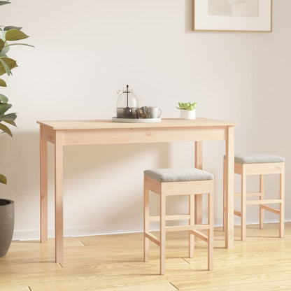 Tavolo da Pranzo 110x55x75 cm in Legno Massello di Pino | homemem39