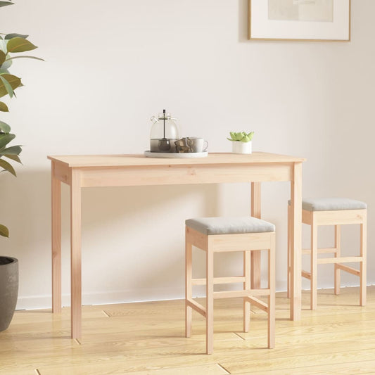 Tavolo da Pranzo 110x55x75 cm in Legno Massello di Pino | homemem39
