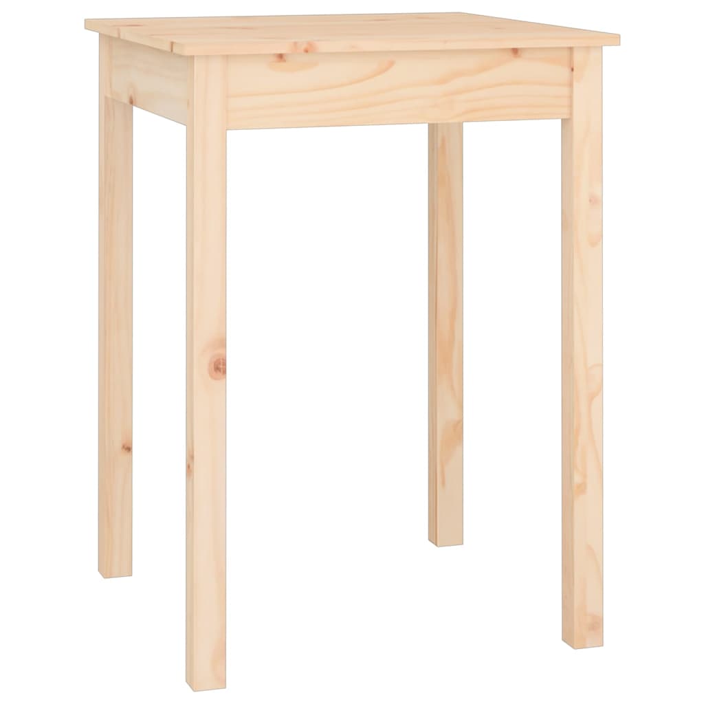 Tavolo da Pranzo 55x55x75 cm in Legno Massello di Pino | homemem39