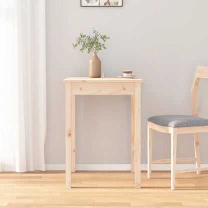 Tavolo da Pranzo 55x55x75 cm in Legno Massello di Pino | homemem39