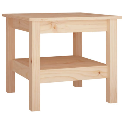Tavolino da caffè 45x45x40 cm in legno massello di pino | homemem39