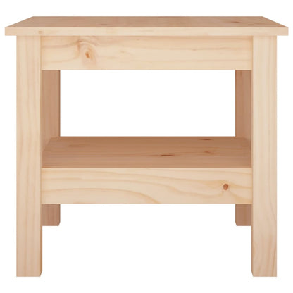 Tavolino da caffè 45x45x40 cm in legno massello di pino | homemem39