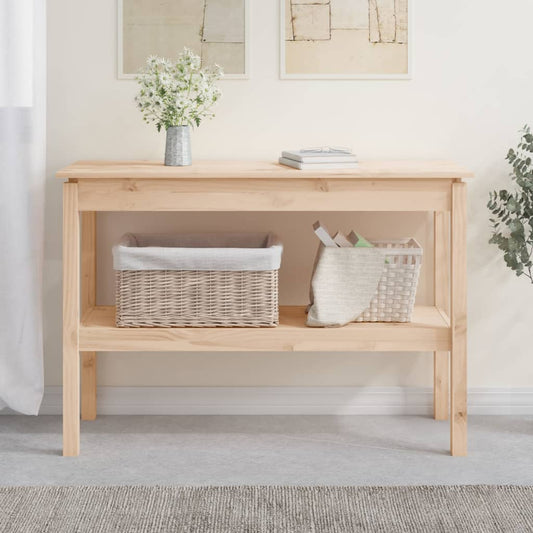 Tavolo Consolle 110x40x75 cm in Legno Massello di Pino - homemem39