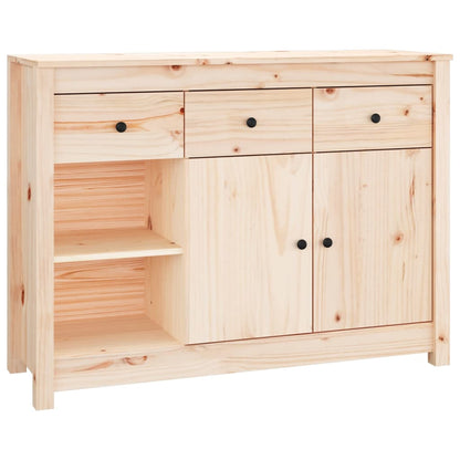 Credenza 100x35x74 cm in Legno Massello di Pino - homemem39