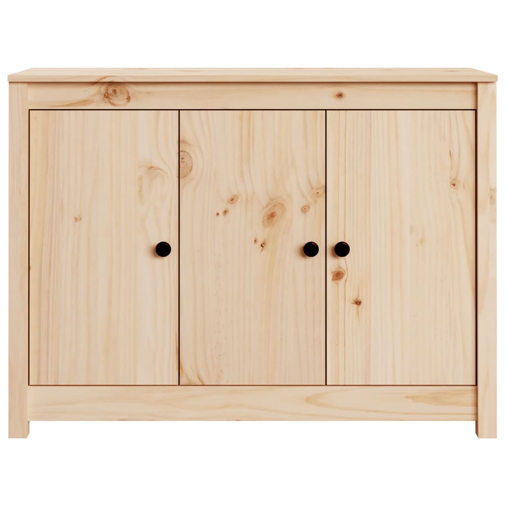 Credenza 100x35x74 cm in Legno Massello di Pino - homemem39
