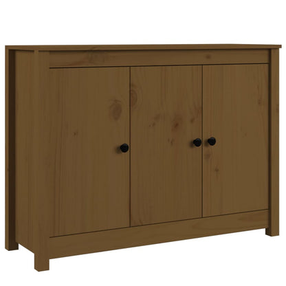 Credenza ambra 100x35x74 cm in Legno Massello di Pino - homemem39