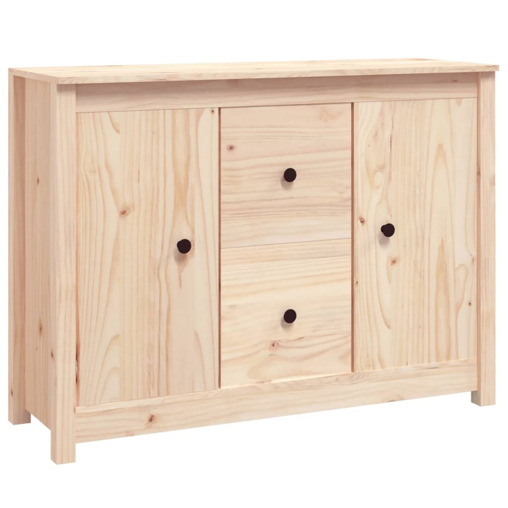 Credenza 100x35x74 cm in Legno Massello di Pino - homemem39