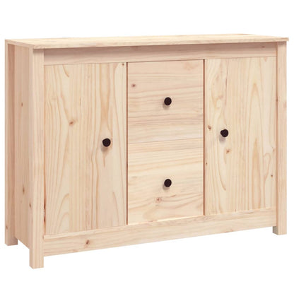 Credenza 100x35x74 cm in Legno Massello di Pino - homemem39
