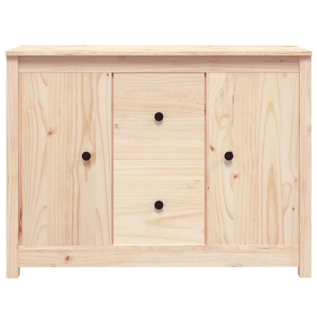 Credenza 100x35x74 cm in Legno Massello di Pino - homemem39