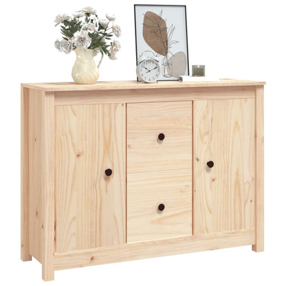Credenza 100x35x74 cm in Legno Massello di Pino - homemem39