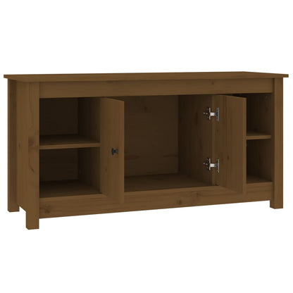 Mobile Porta TV Ambra 103x36,5x52 cm in Legno Massello di Pino