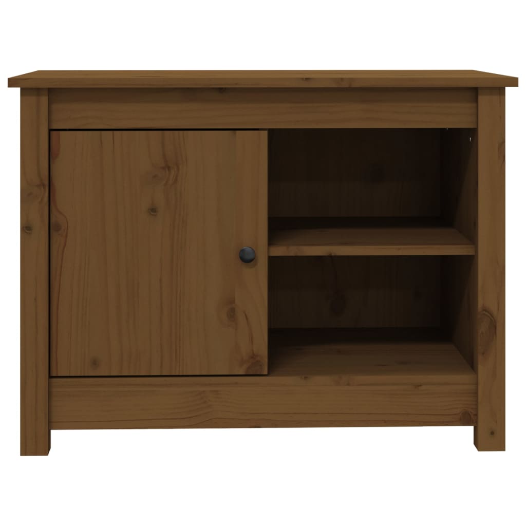 Mobile Porta TV ambra 70x36,5x52 cm in Legno Massello di Pino - homemem39