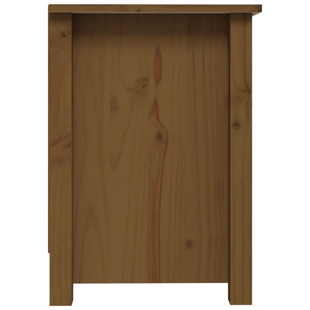 Mobile Porta TV ambra 70x36,5x52 cm in Legno Massello di Pino - homemem39