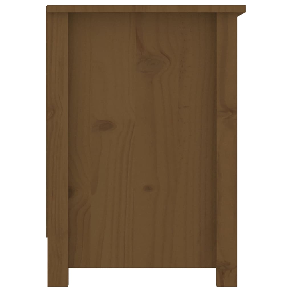 Mobile Porta TV Ambra 103x36,5x52 cm in Legno Massello di Pino - homemem39