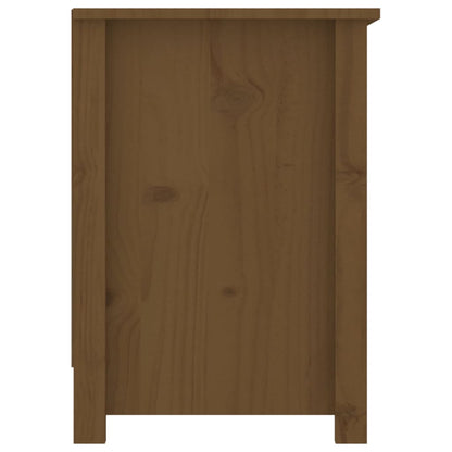 Mobile Porta TV Ambra 103x36,5x52 cm in Legno Massello di Pino - homemem39