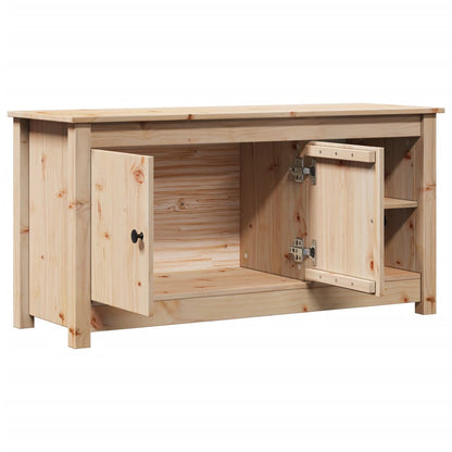 Mobile Porta TV 103x36,5x52 cm in Legno Massello di Pino - homemem39