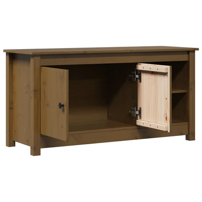 Mobile Porta TV Ambra 103x36,5x52 cm in Legno Massello di Pino