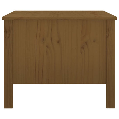 Tavolino da Salotto ambra 100x50x40 cm Legno Massello di Pino | homemem39