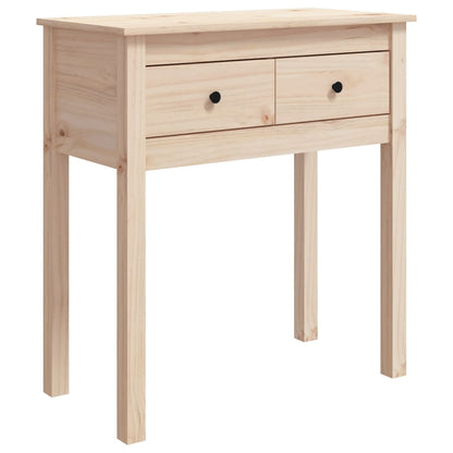 Tavolo Consolle 70x35x75 cm in Legno Massello di Pino | homemem39