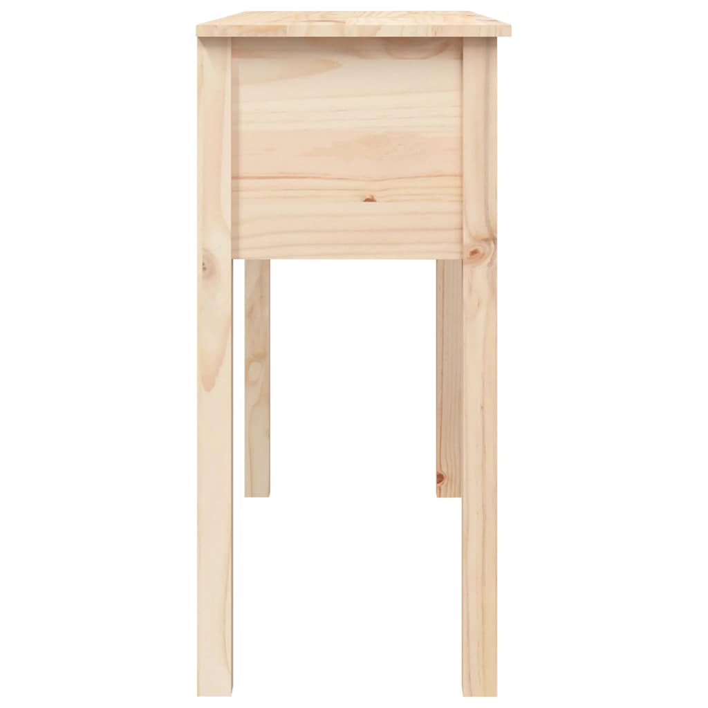 Tavolo Consolle 100x35x75 cm in Legno Massello di Pino